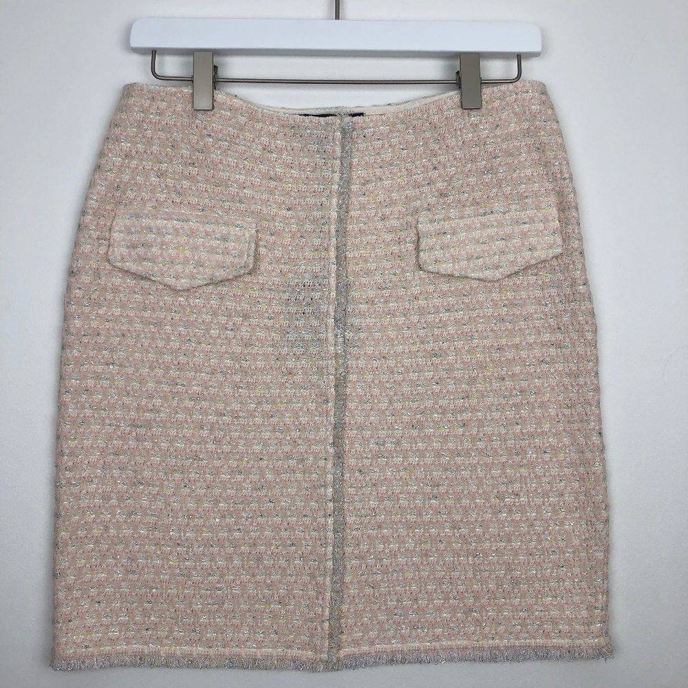 NWT St. John Wool-Blend Pencil Skirt